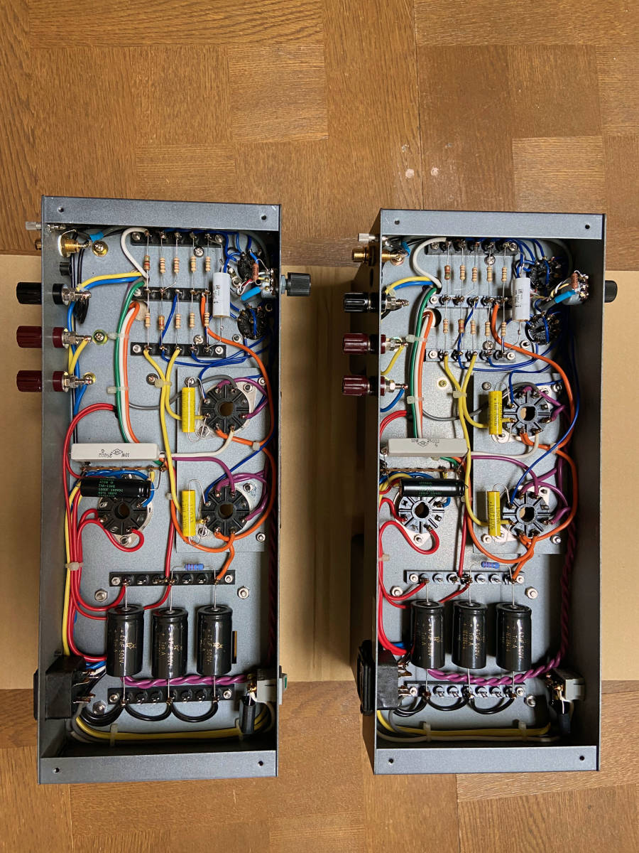 SUNVALLEY AUDIO/SV-4(KT66プッシュプル パワー・アンプ)_左右アンプ内部