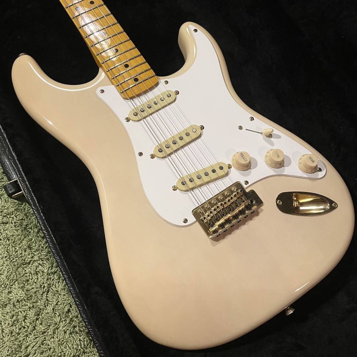 【柾目ネックアタリ個体Mod!!】Squier Classic Vibe 50's Stratocaster Mary Kaye Texas Special Custom Shop CTSポット NOS Fender JV_画像2