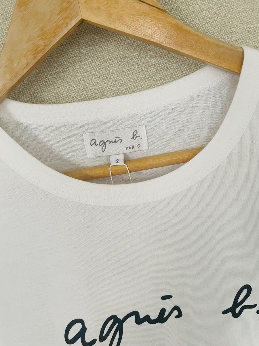 Agnes b 長袖Tシャツ レディース M サイズ 白黒2枚#1-
