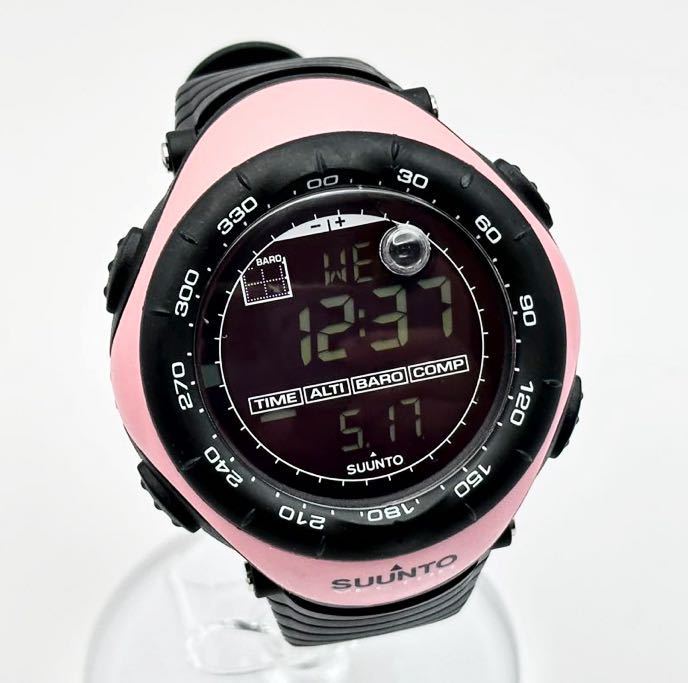 5-17 未使用 廃盤 訳あり SUUNTO スント VECTOR ベクター ヴェクター ブラック ピンク 希少 カラー_画像2