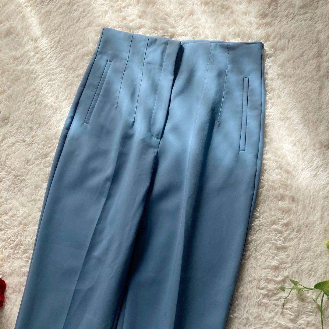 ZARA ハイウエストテーパードパンツ センタープレスパンツ ZARA ハイウエストテーパードパンツ センタープレスパンツ