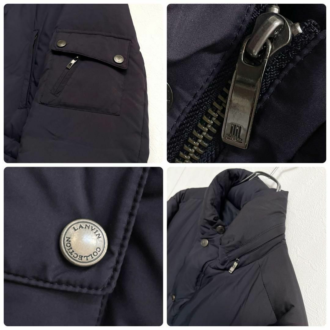 ダウン90% ランバン LANVIN COLLECTION ジップアップ ダウン ダウン90% ランバン LANVIN COLLECTION ジップアップ ダウン