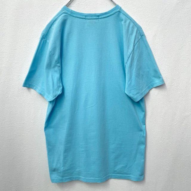 【大人気】ポロラルフローレン　ポニー刺繍　ワンポイント　半袖Tシャツ　水色　Sサイズ相当　POLO by RALPH LAUREN