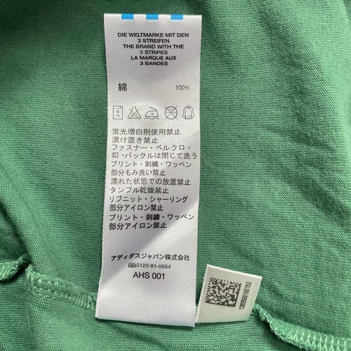 激レア】adidas アディダス 黒タグ 復刻 デカロゴ 半袖 Tシャツ
