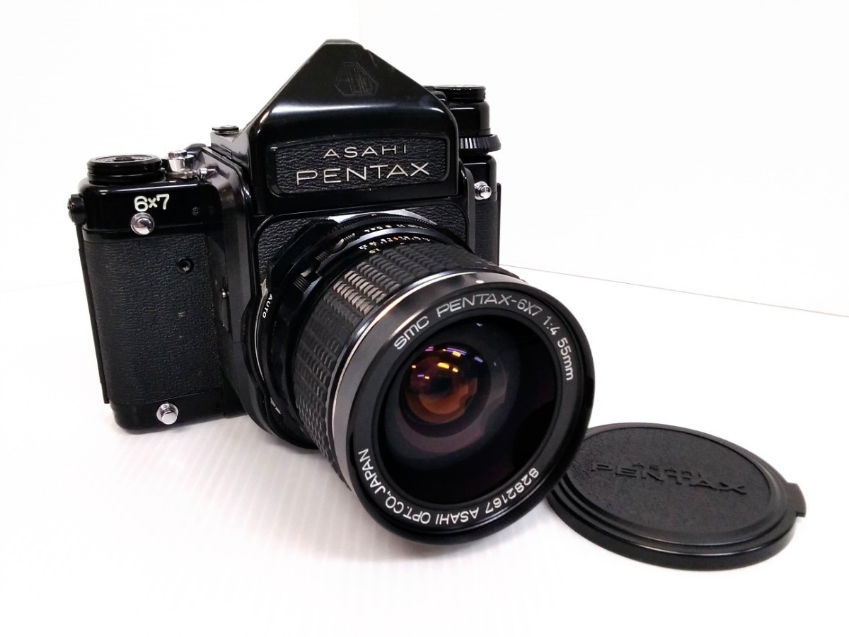 k392 PENTAX 6×7 中判カメラ ペンタックス フィルムカメラ レンズ-