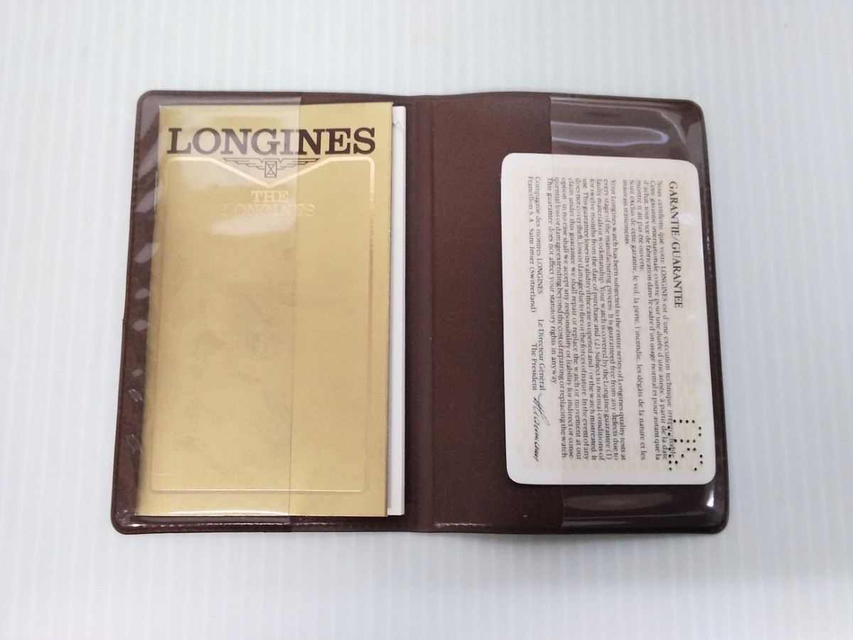 ロンジン　LONGINES　懐中時計　962　5157　ケース　説明書有り　クォーツ　時計　アクセサリー　文字盤　ゴールド　スイス製　ジャンク品_画像8