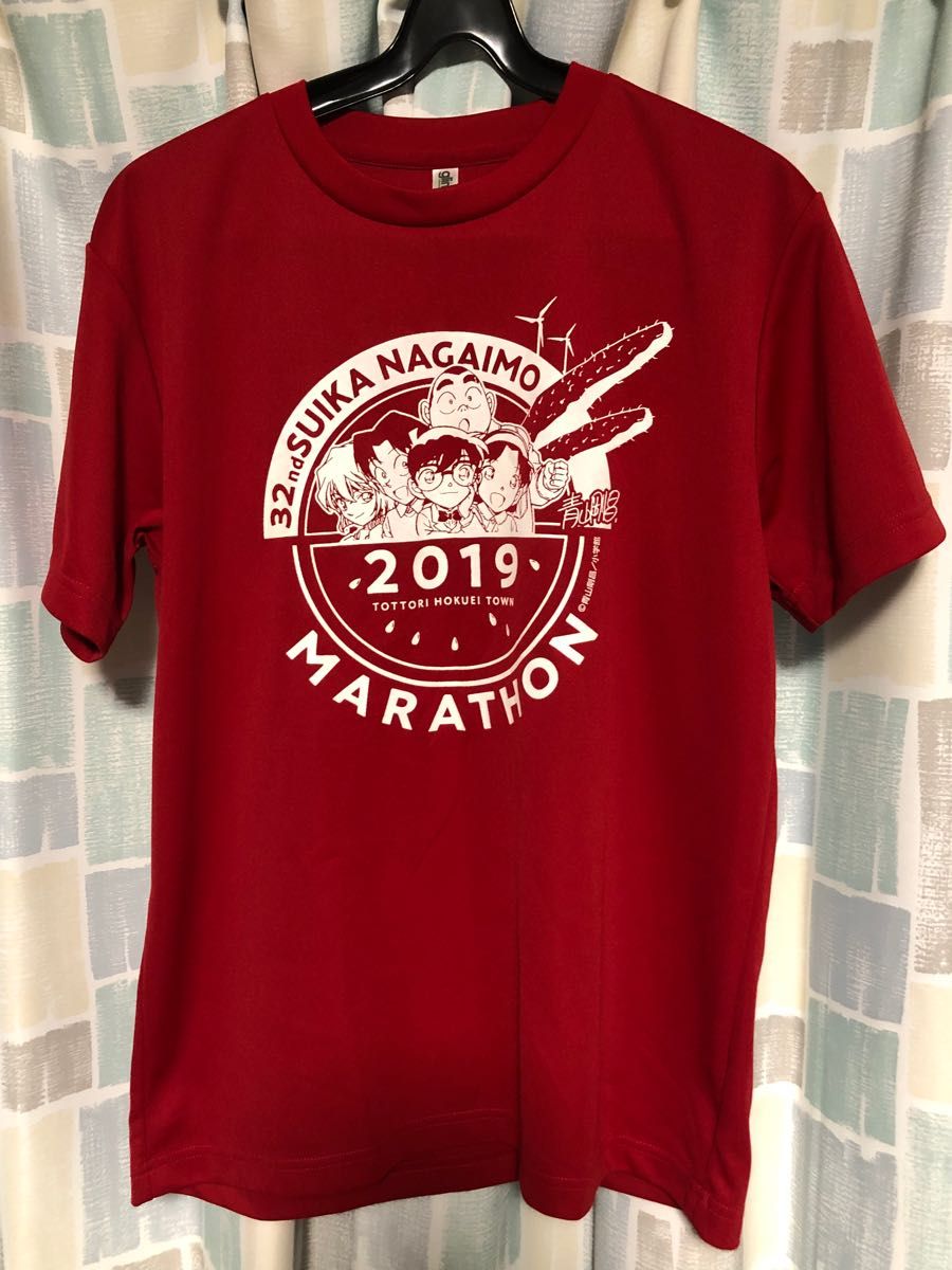 名探偵コナン すいかながいもマラソン 参加賞Tシャツ Mサイズ 名探偵コナン すいかながいもマラソン 参加賞Tシャツ Mサイズ