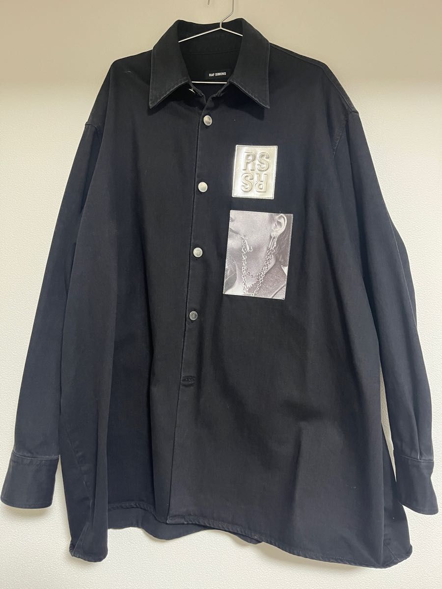 RAFSIMONS デニムジャケット ロゴパッチ オーイシマサヨシ RAFSIMONS デニムジャケット ロゴパッチ オーイシマサヨシ