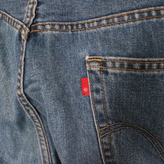 S59 2002年製 デニムパンツ Levis リーバイス 505■00s 表記36インチ ブルー 青 Gパン 古着 アメカジ ストリート 古着卸 激安 90s 80s 70s_画像8