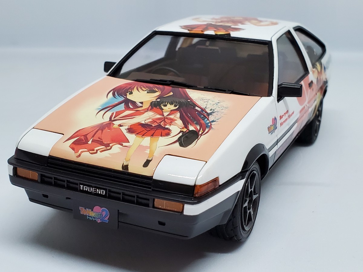 プラモデル アオシマ 1/24 トヨタ AE86 スプリンタートレノ 前期型 痛