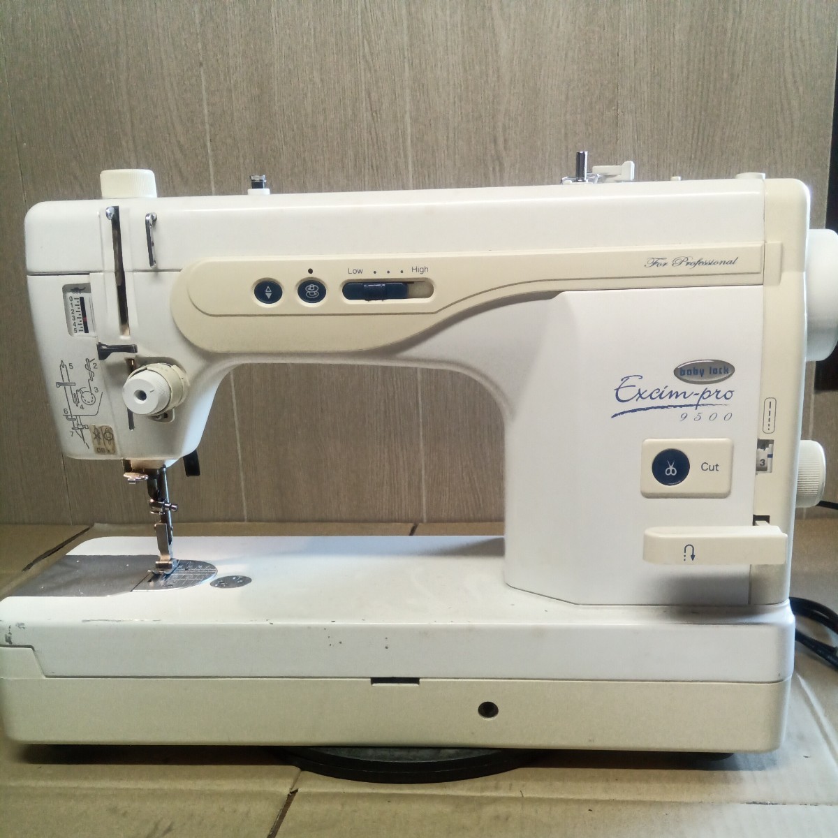管理188☆JUKI Excim-pro 9500 767型 babylock ジューキ ミシン 通電
