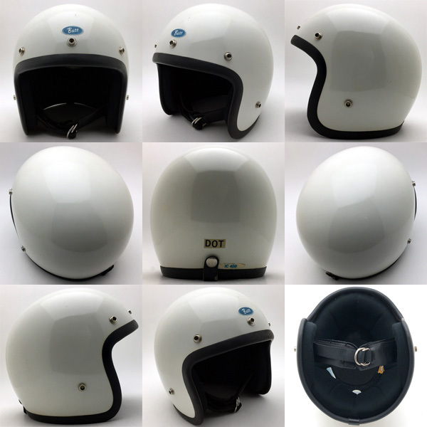 送料無料 Dead Stock 新品 箱 BUCO IC400 WHITE 58cm/デッドストックnosブコ白ビンテージヘルメットbaby bocoベビーブコblue line gt60s70s_画像2