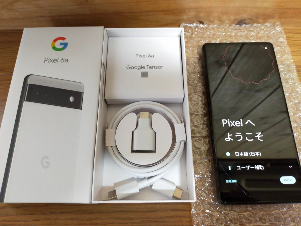 Google Pixel 6a Chalk 128 GB simフリー UQモバイル｜PayPayフリマ