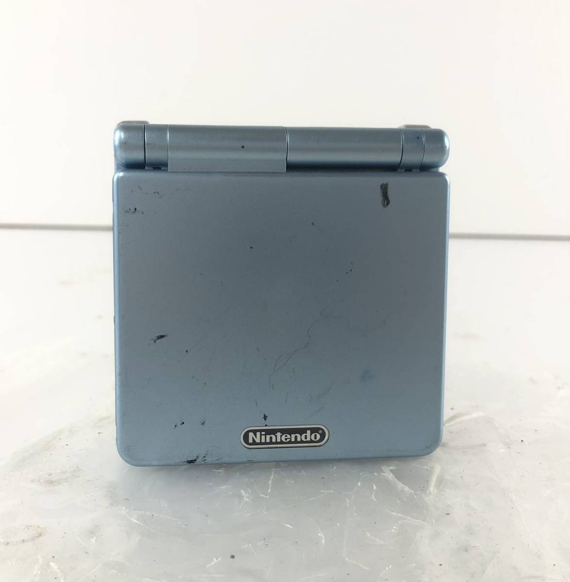 【SK998】ジャンク品 Nintendo任天堂 AGS-001 GAMEBOYADVANCESP ゲームボーイアドバンスSP パープルブルー系 ゲーム機 アンティーク レトロ_画像1