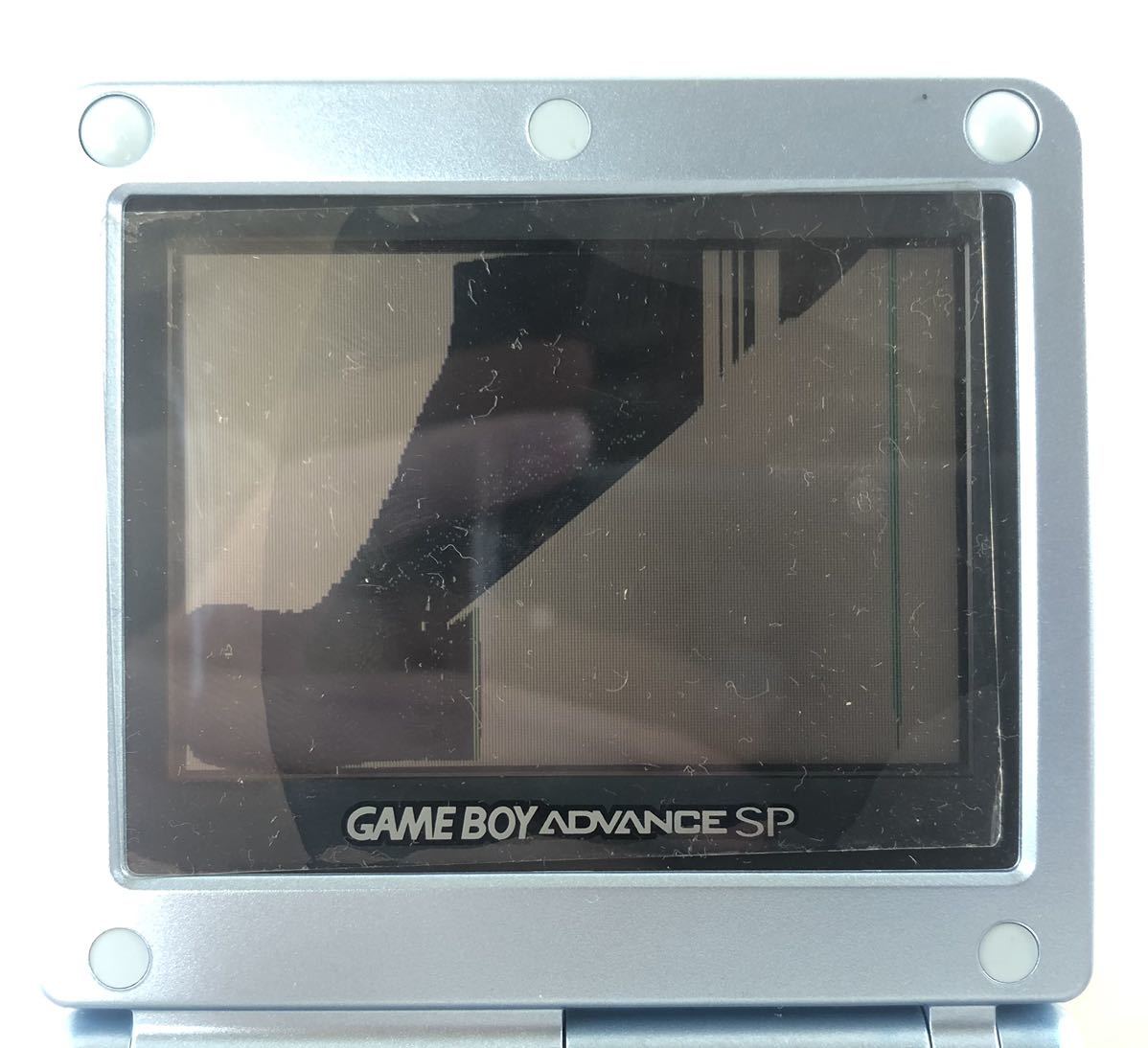 【SK998】ジャンク品 Nintendo任天堂 AGS-001 GAMEBOYADVANCESP ゲームボーイアドバンスSP パープルブルー系 ゲーム機 アンティーク レトロ_画像9