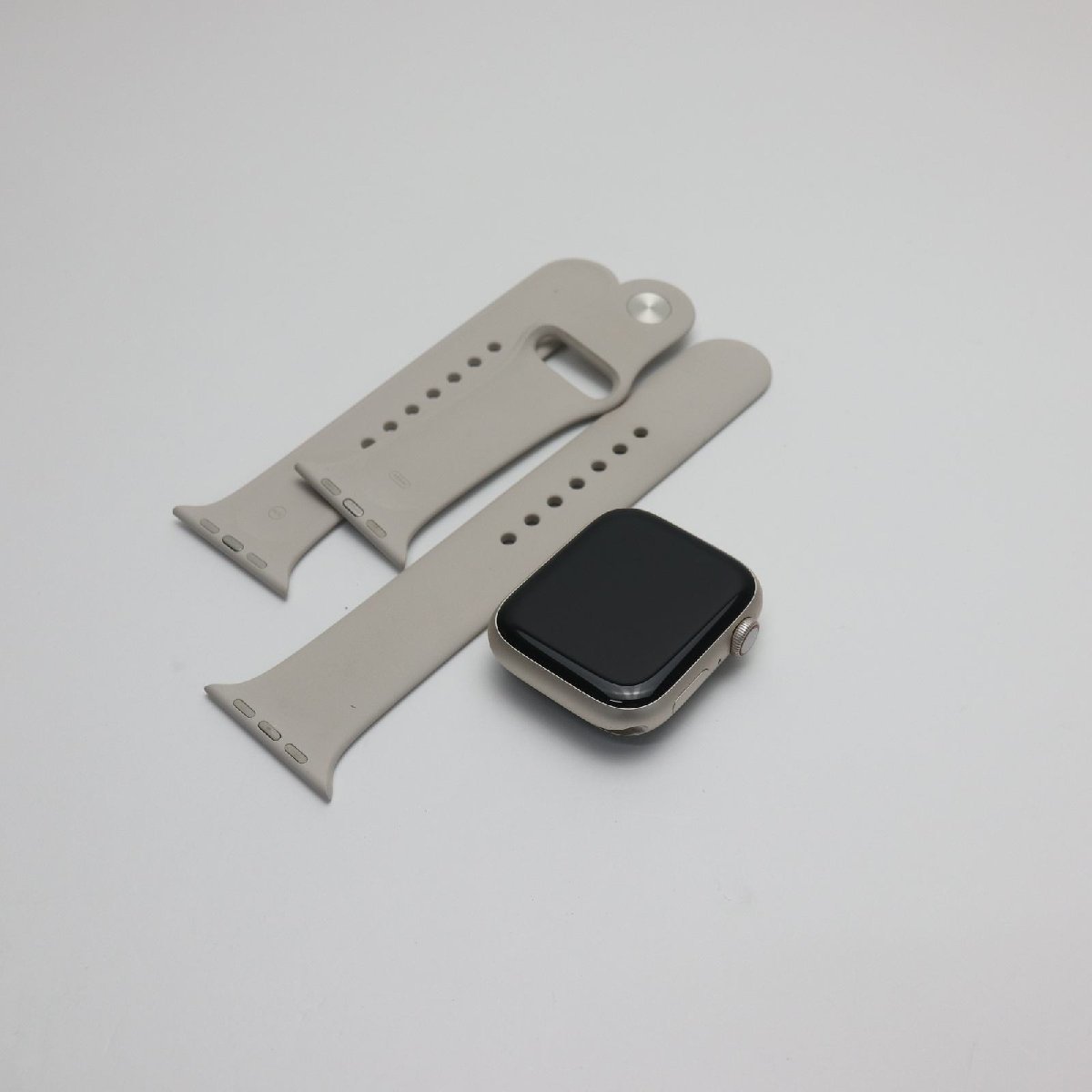 超美品 Apple Watch Series8 45mm GPS+Cellular スターライト スマホ 中古あすつく 土日祝発送 即日発送