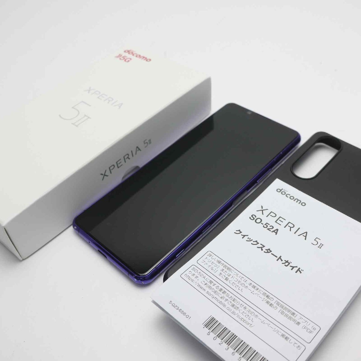 新品入荷 スマホ 即日発送 パープル II 5 Xperia SO-52A 美品 白ロム