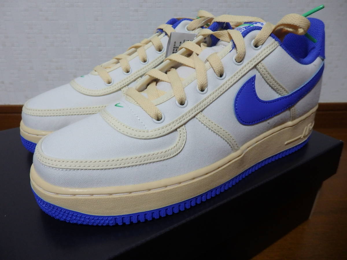 即決☆レア！限定！♪新品 NIKE ナイキスニーカー WMNS AIR FORCE 1 LOW '07 エアフォース１ ロー キャンバス 27.5cm♪25周年♪40周年記念_画像3