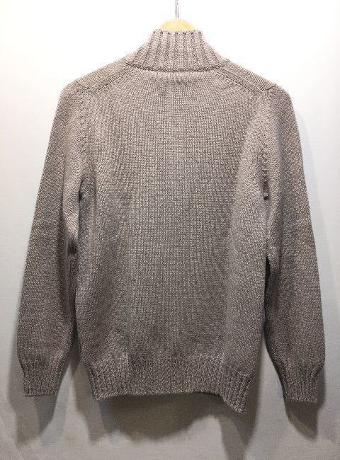 セッテフィーリ カシミア Settefili Cashmere ハイネック カーディガン カシミヤ 100% タグ付 サイズ 46 ZANONE キョート ラルフローレン _画像2