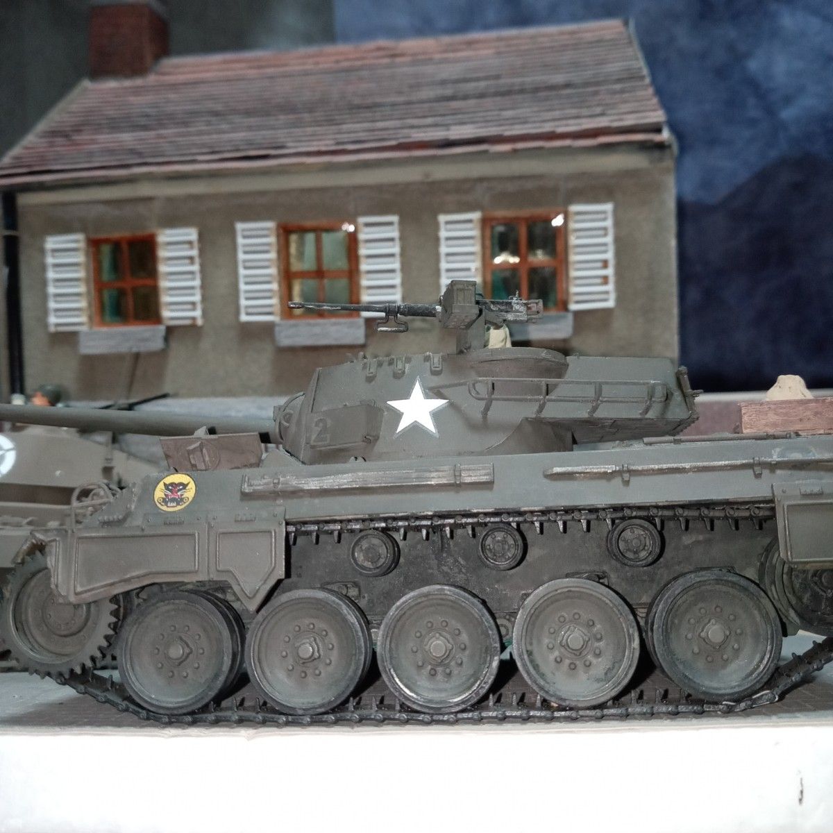 アメリカ軍用車輌２輛　ジオラマ用　1/35