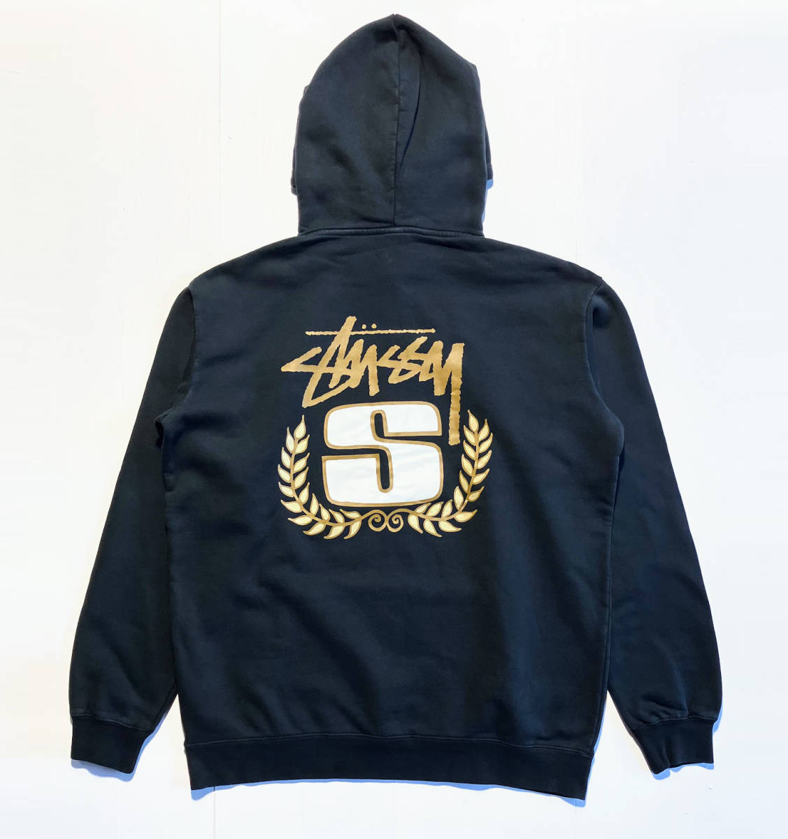 名作 【中古】STUSSY コットン メッシュパーカー L ステューシ