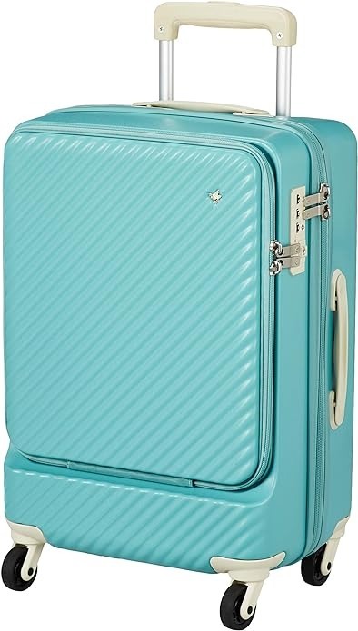 新品送料無料 HaNT ハント スーツケース 機内持ち込み sサイズ 34L 3.3kg キャリーケース キャリーバッグ ブルークローバー 05744_画像1