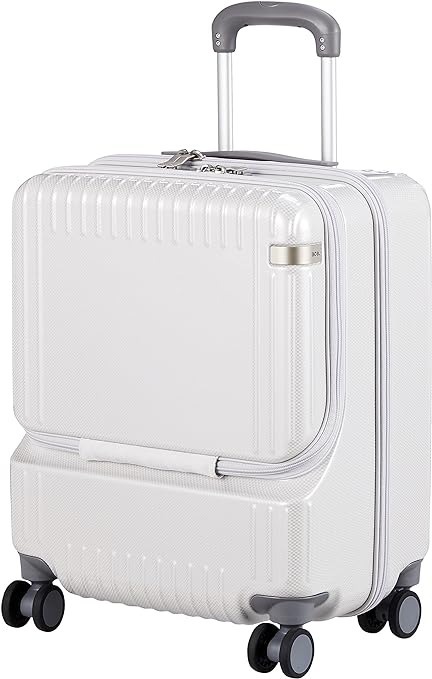 新品送料無料 ace. エース スーツケース キャリーケース キャリーバッグ 機内持ち込み sサイズ 1泊2日 2泊3日 37L ホワイトカーボン 06912の画像1