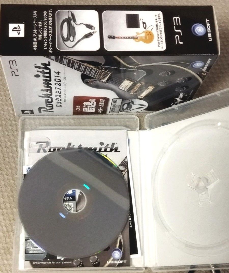 Rocksmith &ROCKSMITH 2014 PS3 ソフト+リアルトーンケーブル Rocksmith &ROCKSMITH 2014 PS3 ソフト+リアルトーンケーブル