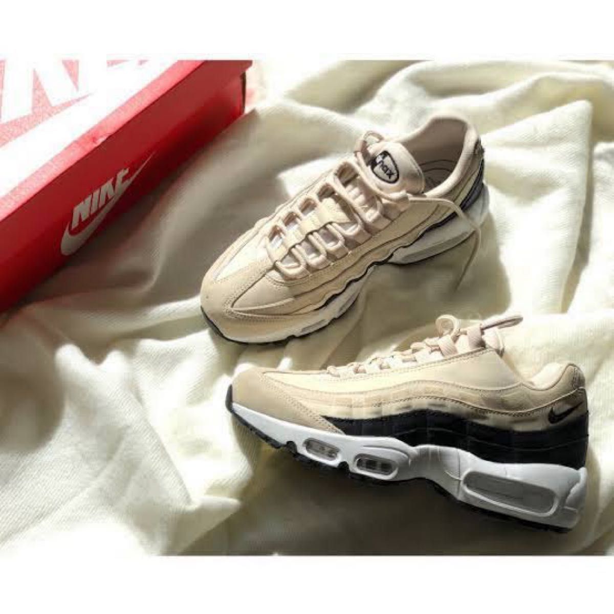 NIKE AIR MAX 95 エアマックス95 ベージュシャンパン 25㎝-