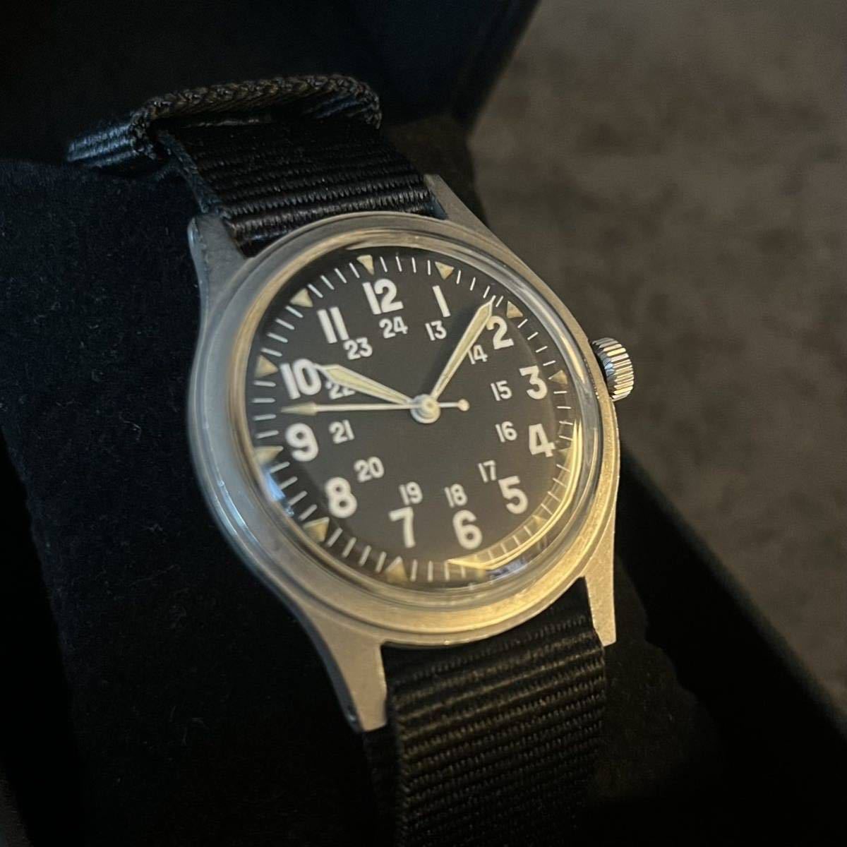 Hamilton ハミルトン GG-W-113 ミリタリーウォッチ 1969年 手 Hamilton ハミルトン GG-W-113 ミリタリーウォッチ 1969年 手
