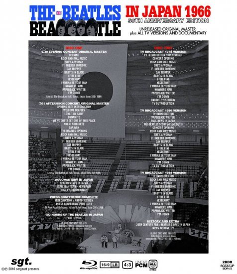 THE BEATLES / IN JAPAN 1966(2Blu-ray disc)_画像4