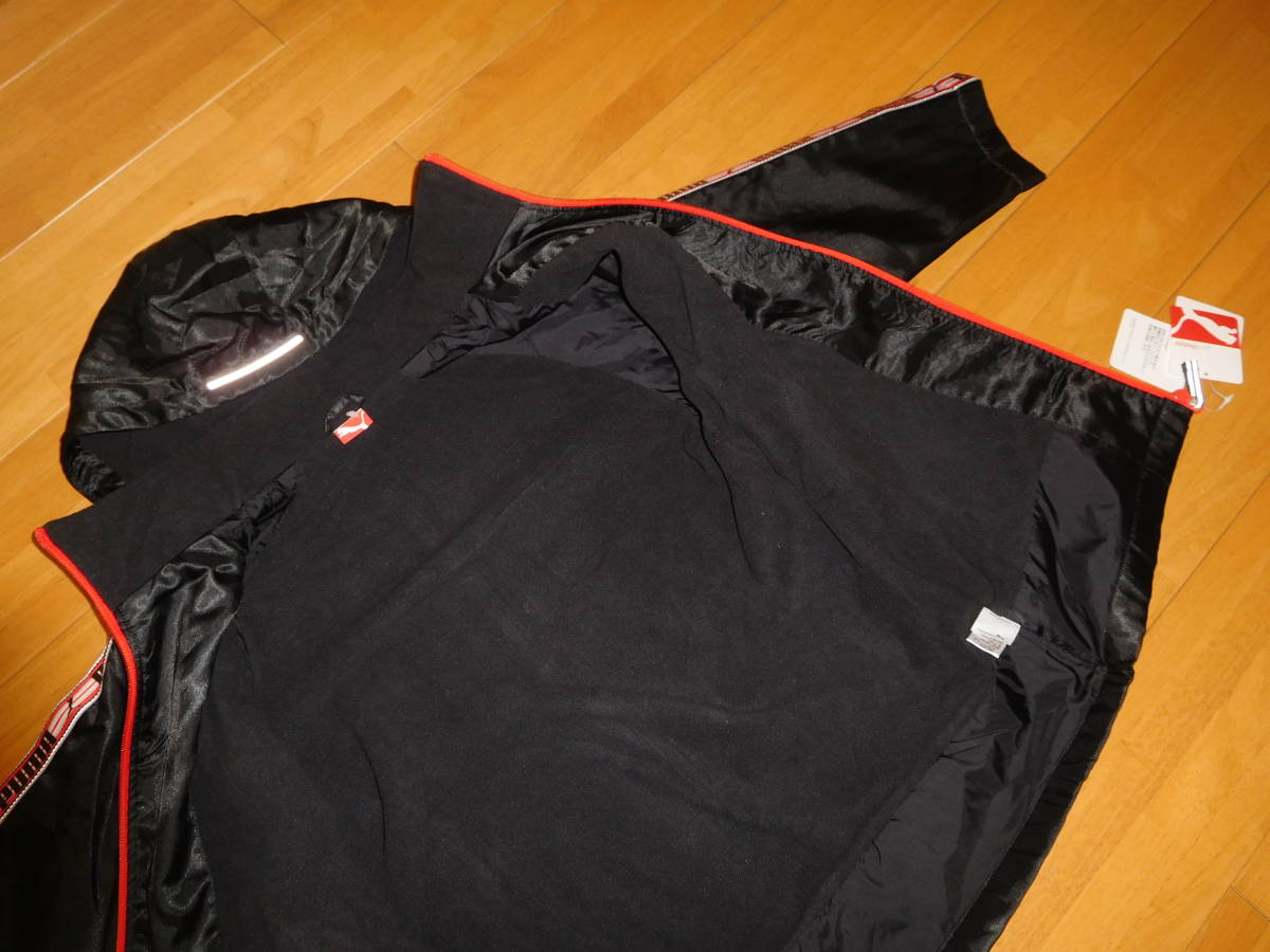  new goods unused PUMA* reverse side f lease! coat *130 black including in a package possible 