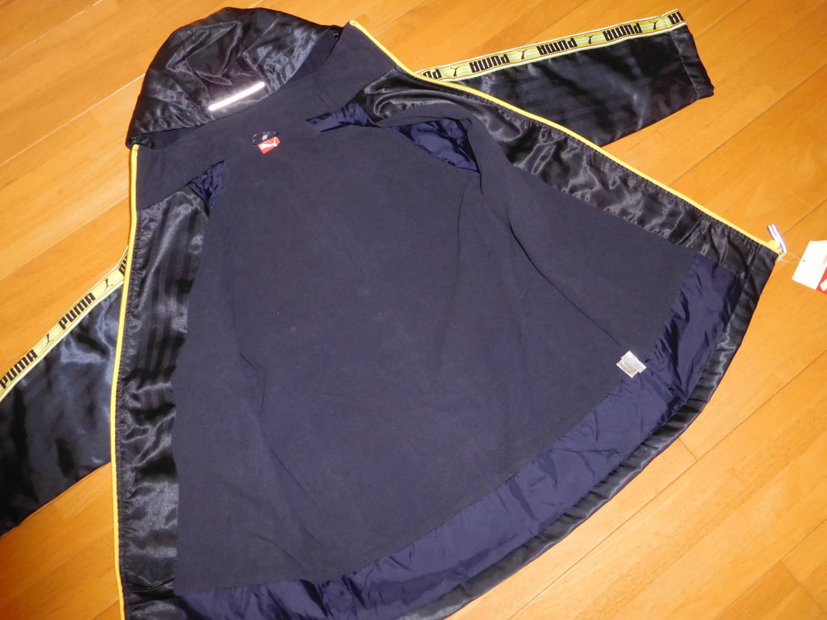  new goods unused PUMA* reverse side f lease! coat *130 navy blue including in a package possible 