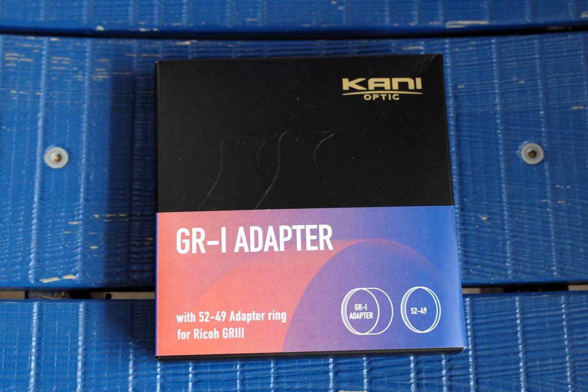 リコー　GRⅢ用アダプター　KANI　GR-1 ADAPTER　新品8000円前後　オリンパス金属フード付属_画像2