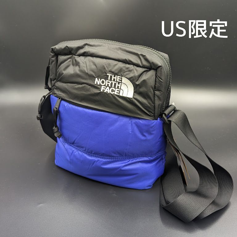 【新品】THE NORTH FACE ノースフェイス ヌプシ クロスボディバッグ ショルダーバッグ 鞄 ナイロン 日本未発売 ブルー 青 US限定