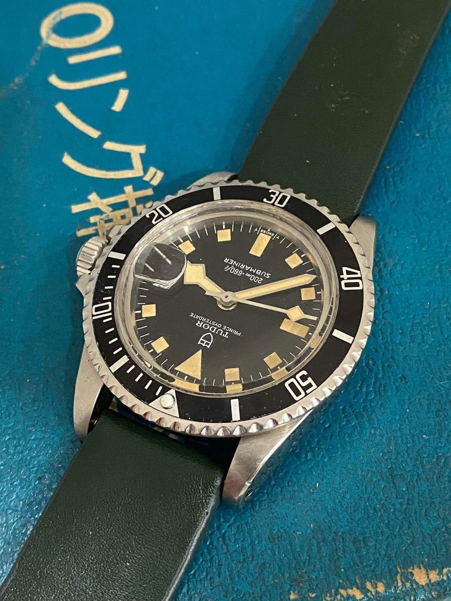 TUDOR チュードル サブマリーナ ビンテージ 自動巻き  BLACK