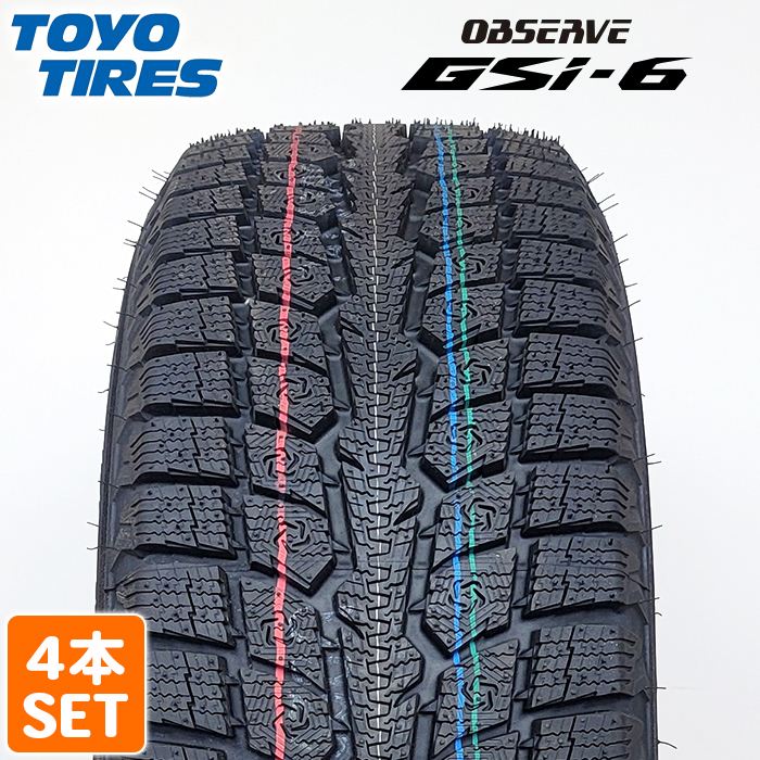 【2023年製】 TOYO TIRES 235/60R18 107H OBSERVE GSi-6 オブザーブ ジーエスアイ トーヨー スタッドレス 冬タイヤ 4本セット_画像1