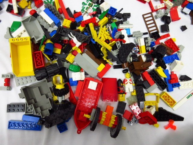 a2304　除菌拭き取り済み　レゴブロック　LEGO　まとめて　大量　約4kg　馬　木　船など_画像4