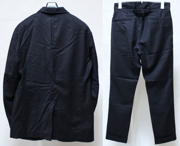 Engineered Garments エンジニアードガーメンツ Andover Jacket アンドーバー ジャケット S Cinch Pant シンチ パンツ 30 紺 Worsted Wool_画像2