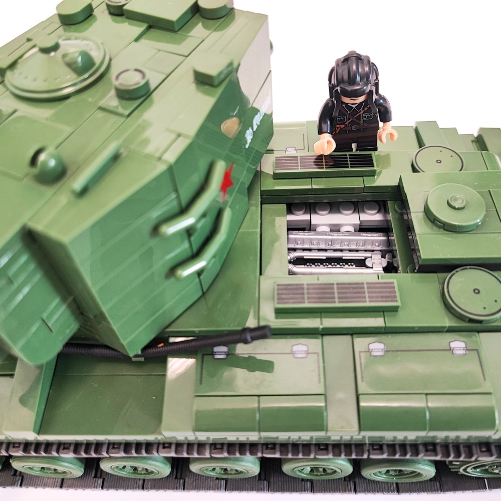 ESシリーズ ソビエト KV-2 LEGO互換 ブロック戦車 1180PCS プレゼント パンツァーブロックス_画像6