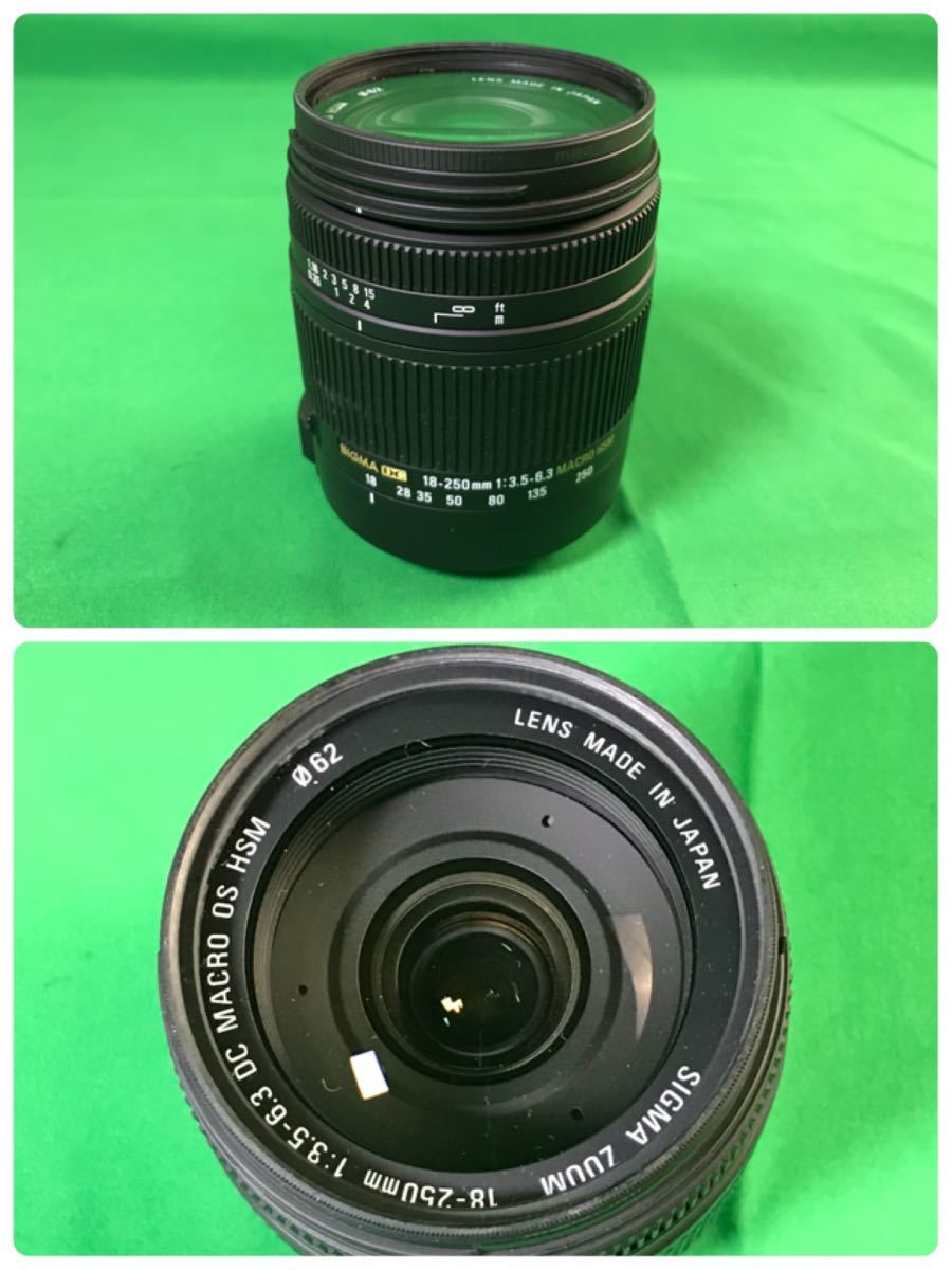 1,000円売切■ 動作未確認 SIGMA 1:3.5-6.3 18-250mm Canon 1:3.5-5.6 18-135mm 1:1.4 50mm Nissin Di700 おまとめ okoy-2167053★N883_画像3