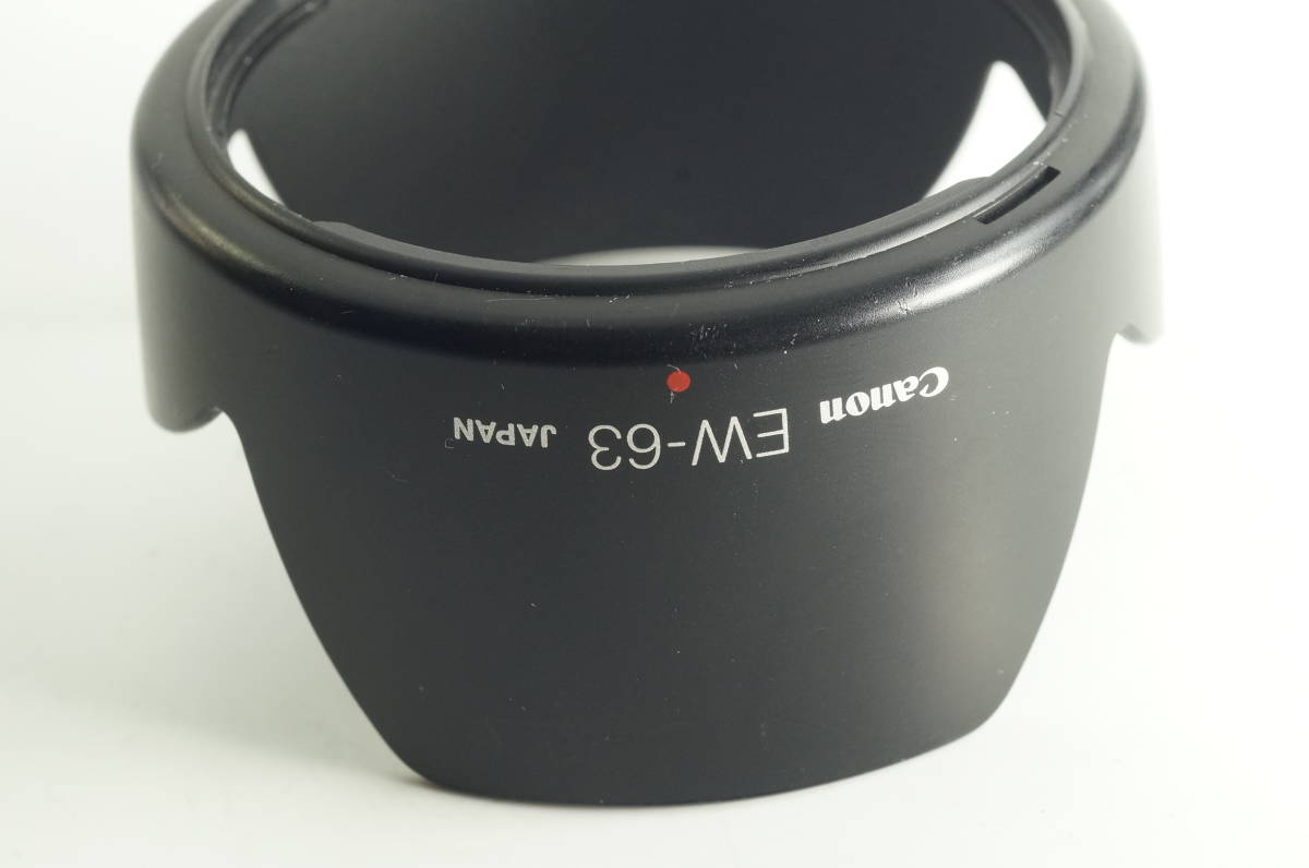 jaＣ★送料無料 並品★CANON EW-63 EF 28mm F1.8 USM EF 28-105mm F3.5-4.5 USM EF 28-105mm F3.5-4.5 II USM レンズフード_画像1