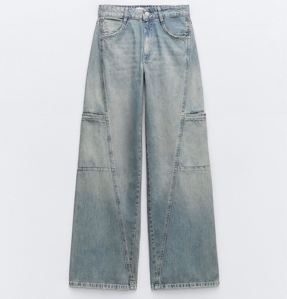 ZARA MID-RISE TRFカーゴデニム フルレングス apstudio Deuxieme ZARA MID-RISE TRFカーゴデニム フルレングス apstudio Deuxieme