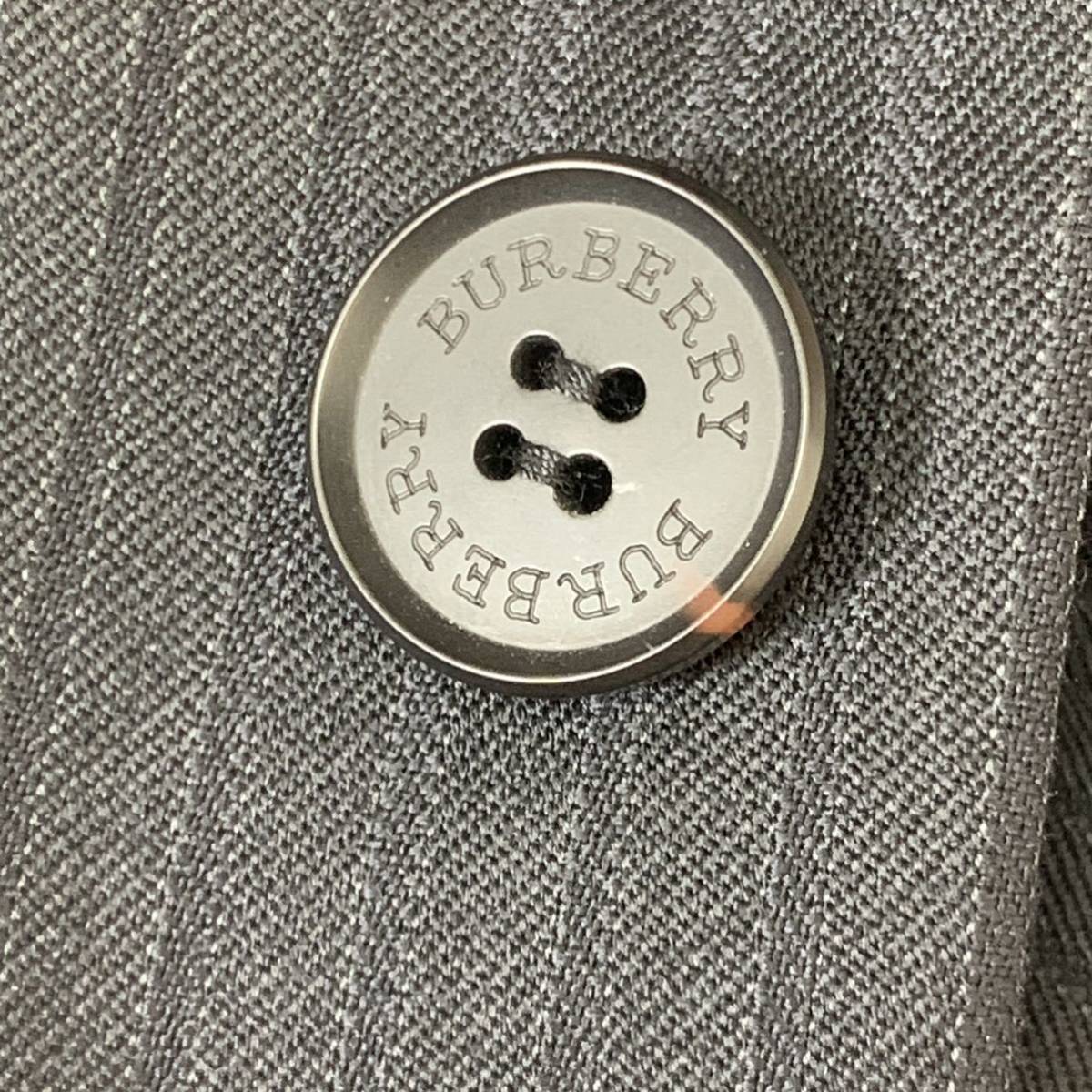 6030【極美品】BURBERRY LONDON ノバチェック ストライプスーツ