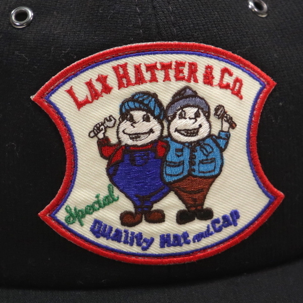 CA4LA“Casilla”帽子·LAX HATTER＆CO CAP黑色黑帽子帽子 原文:CA4LA『カシラ』キャップ・LAX HATTER&CO CAP 黒 ブラック 帽子 ハット