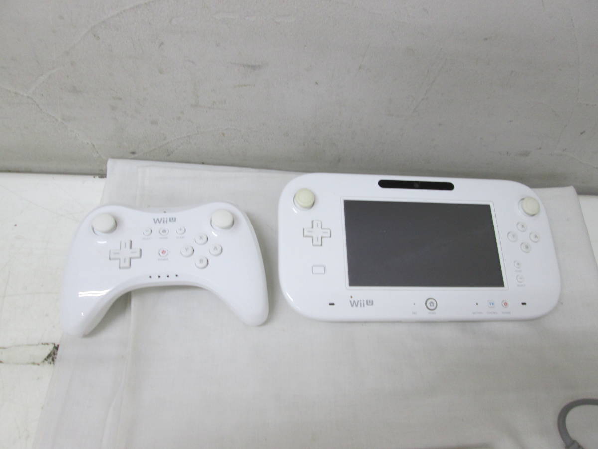 (91)♪任天堂 ニンテンドー Nintendo WiiU スポーツプレミアムセット 32GB 付属品欠品 通電・動作確認済み_画像4