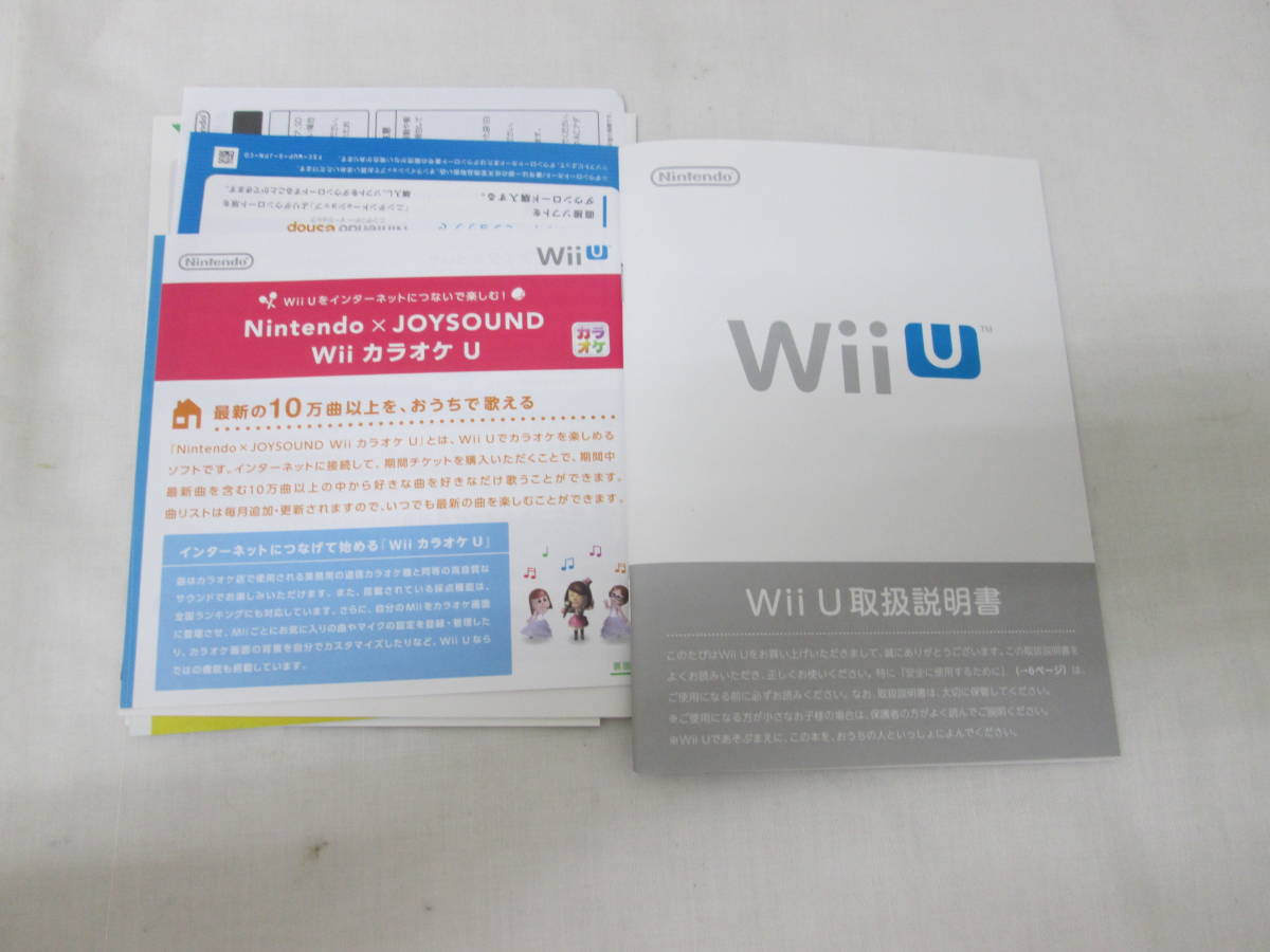 (91)♪任天堂 ニンテンドー Nintendo WiiU スポーツプレミアムセット 32GB 付属品欠品 通電・動作確認済み_画像7