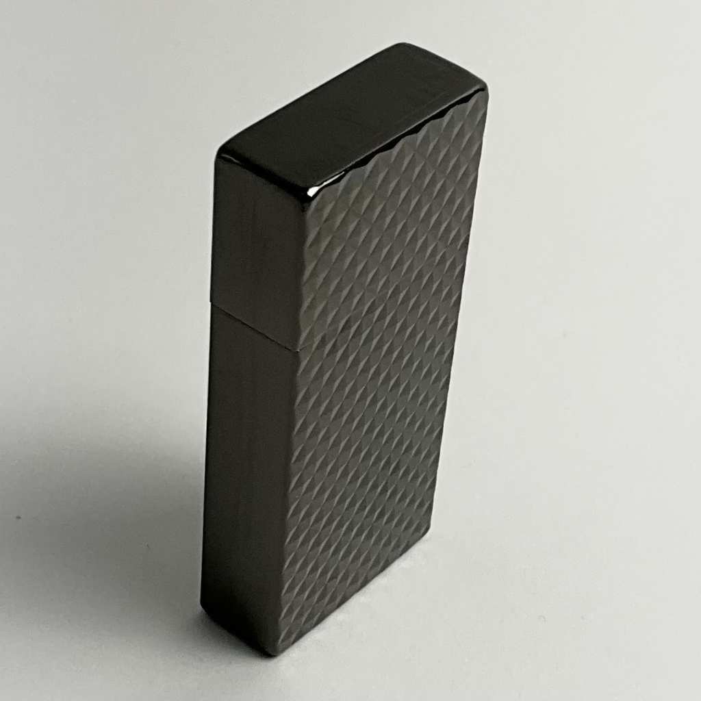 [美品 未使用品] ブラススライドアッシュトレイ 携帯灰皿 PC-02 ブラック 日本製の画像3