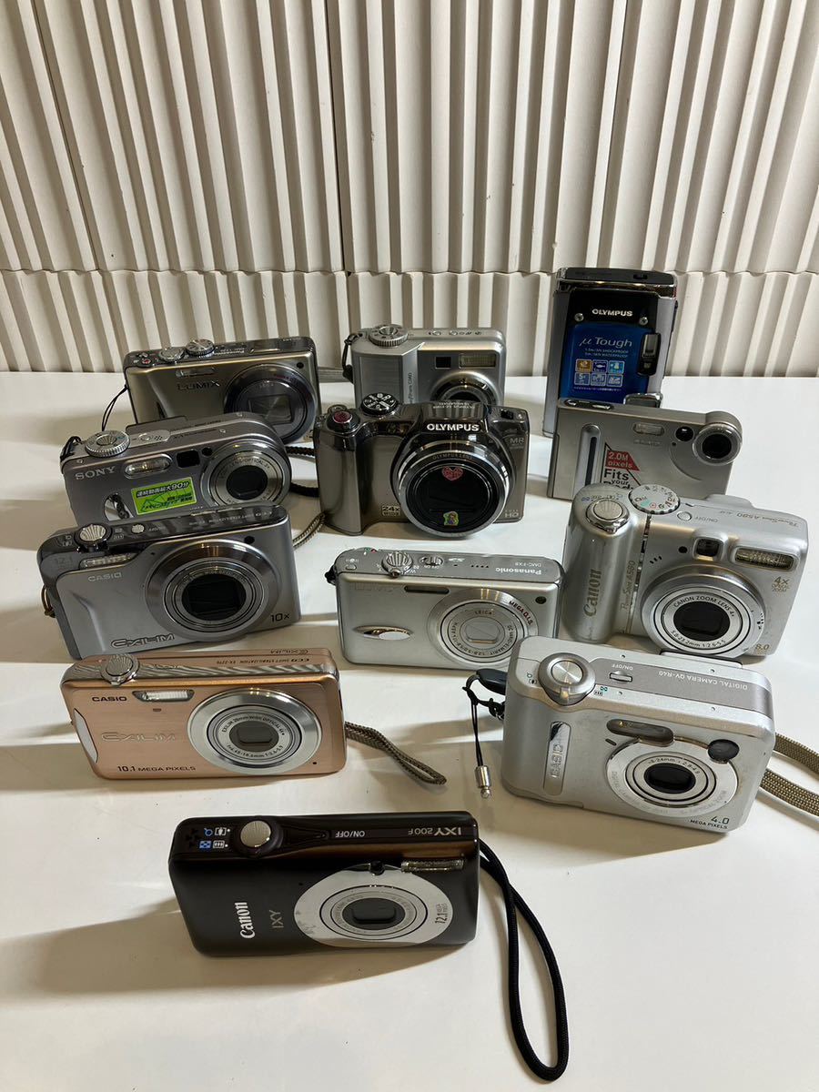 B/1421 デジカメまとめ SONY Canon CASIO Kodak OLYMPUS