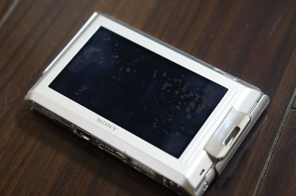 【中古/美品】ソニー　SONY　Cybershot DSC-T77 シルバー_画像3